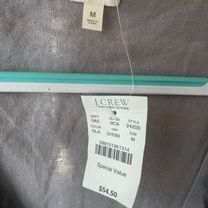 J. Crew Light Gray Crewneck Sweater